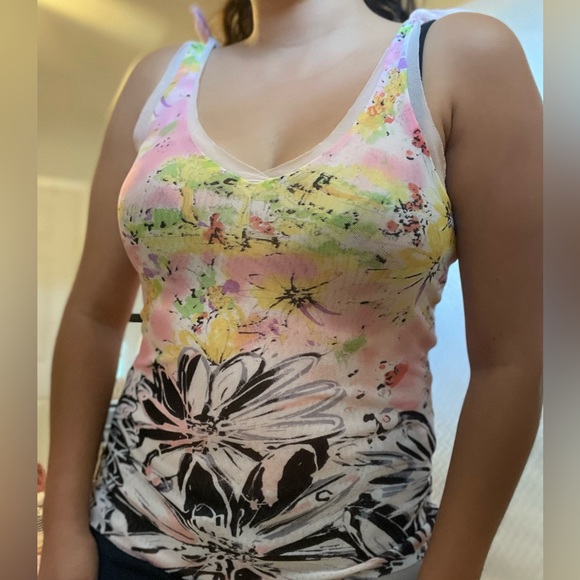 Amazing Y2K Floral Print Top - Picture 2 of 5